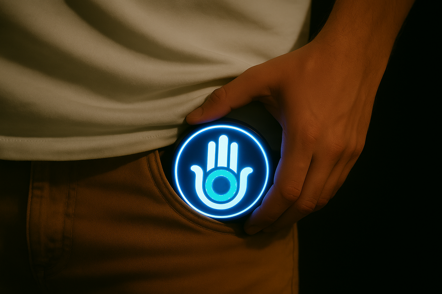 EVIL EYE / HAND OF HAMSA - LED PROTECTION PENDANTS