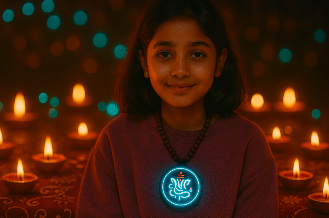 GANESHA- - LED PROTECTION PENDANT