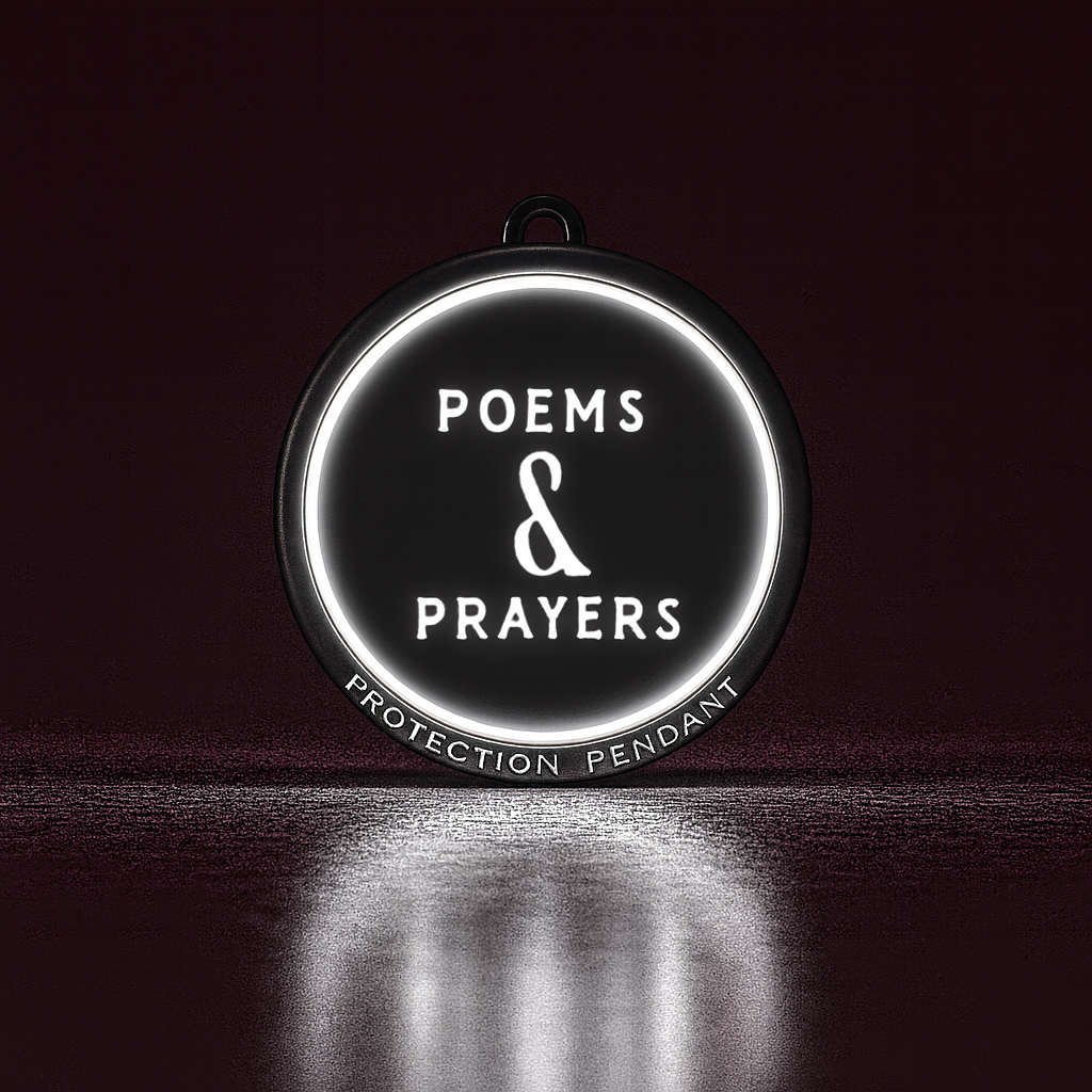 POEMS & PRAYERS - LED PROTECTION PENDANT