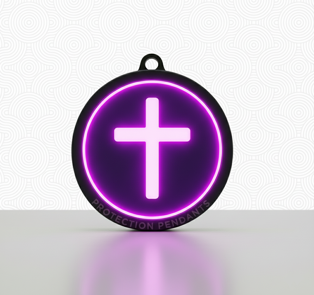 THE CHOSEN CROSS - LED PROTECTION PENDANT