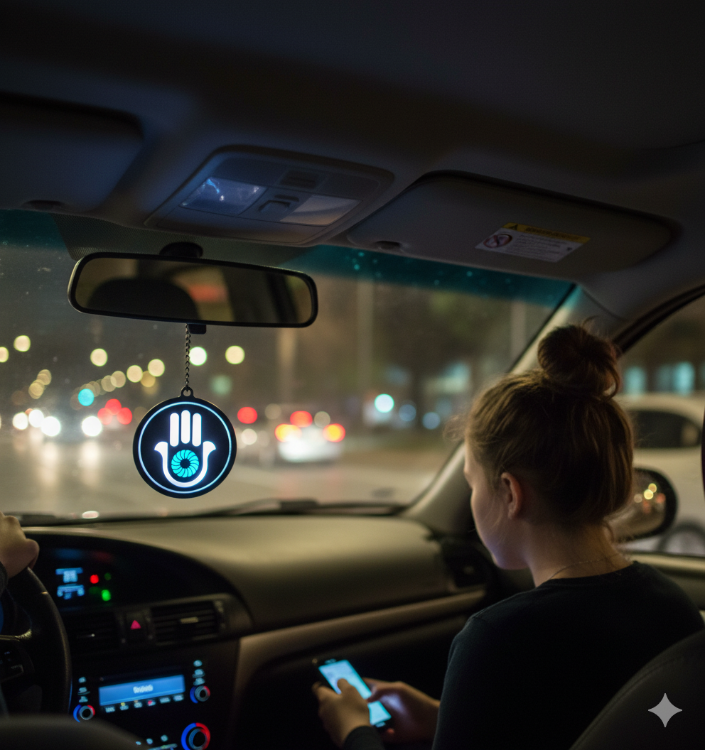 EVIL EYE / HAND OF HAMSA - LED PROTECTION PENDANTS